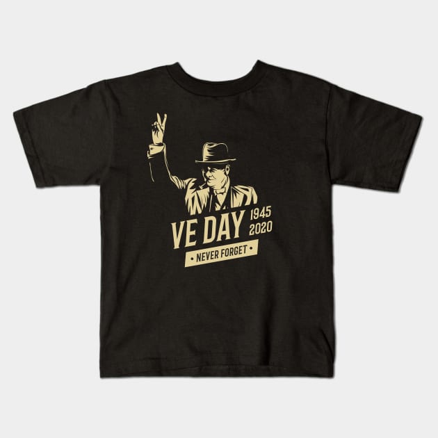 ve day t shirt Kids T-Shirt by Smallpine